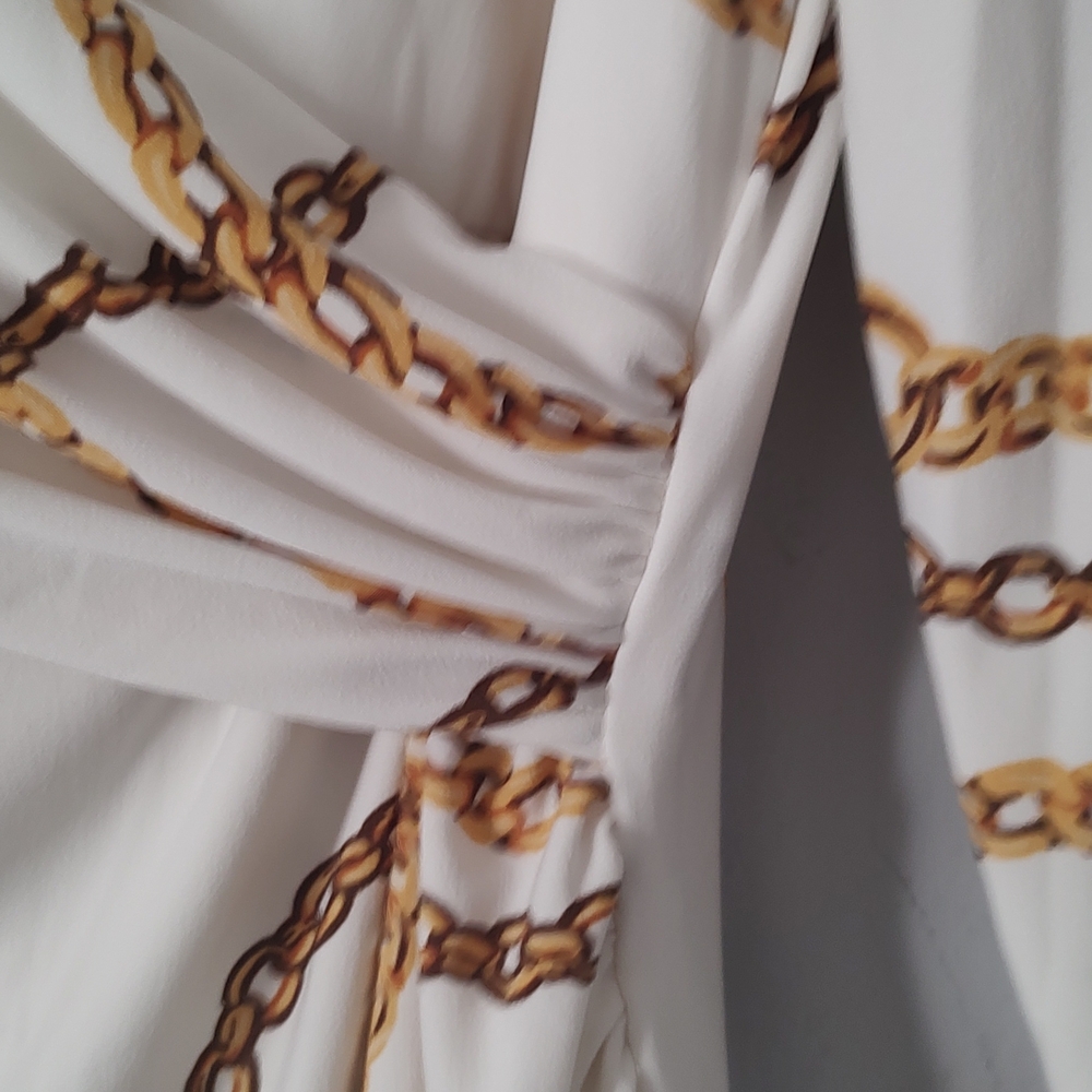 Ralph Lauren dress  Gold Chain  Size 6 Midi Cocktail Read Full Drescription - Picture 10 of 14